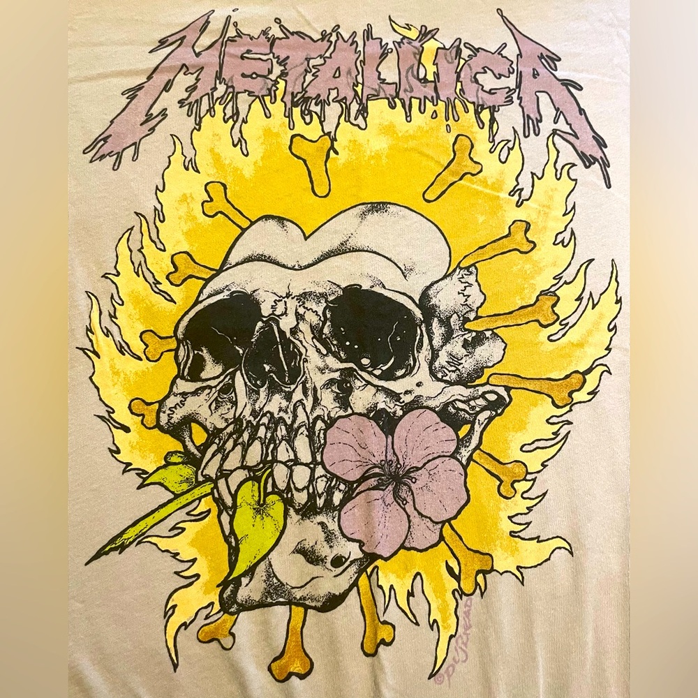 American Eagle Outfitters Oversized Graphic Metallica T-shirt